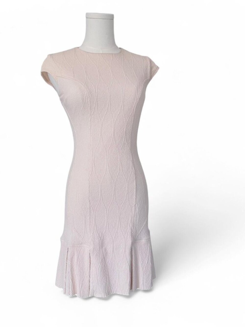 Jacquard Ruffled Mini Dress - XS - Picture 3 of 8